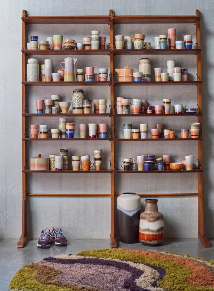 HKliving Ceramic 70s Beaker In Venus HKliving Ceramic 70s Beaker In Venus