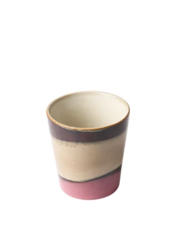 HKliving Ceramic 70s Beaker In Dunes