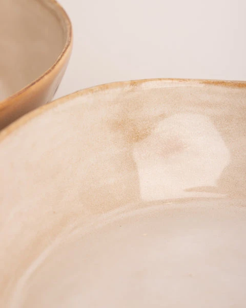 HKliving Ceramic 70s Pasta Bowl Tiger Set Of 2 HKliving Ceramic 70s Pasta Bowl Tiger Set Of 2