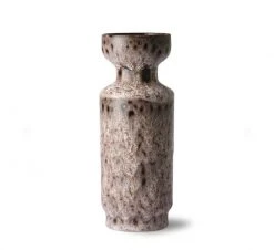 HKliving Ceramic Retro Vase Lava Brown