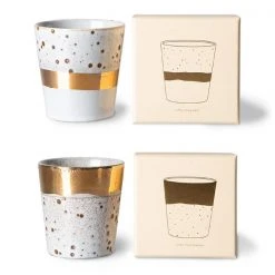 HKliving Ceramic 70s Mugs Christmas Special 2021