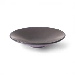 HKliving Deep Purple Shallow Ceramic Bowl 3 HKliving Deep Purple Shallow Ceramic Bowl