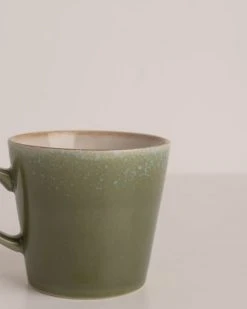 HKliving Ceramic 70s Cappucino Mug Grass