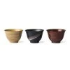 HKliving Kyoto Ceramics: Japanese Matcha Bowls (Set of 3)