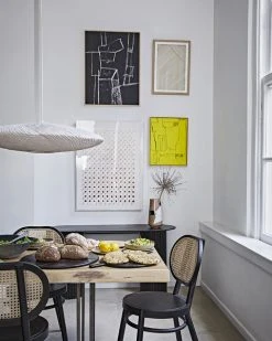 HKliving Retro Webbing Chair Black