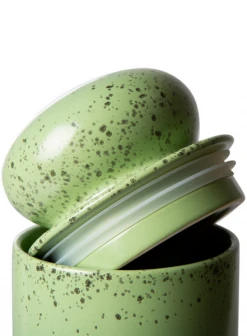 HKliving 70's Style Storage Jar In Kiwi