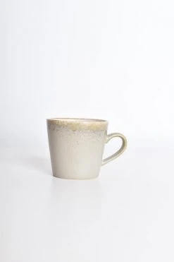 HKliving Ceramic 70s Cappucino Mug Bark 7 HKliving Ceramic 70s Cappucino Mug Bark