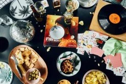 HKliving porcelain bowl palms, green