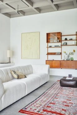 HKliving Objects: Ceramic Twisted Vase Matt White