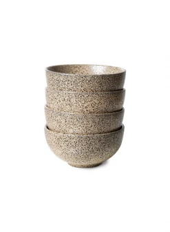 HKliving Gradient Ceramics Bowl In Taupe 7 HKliving Gradient Ceramics Bowl In Taupe