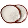 HKliving 70's Ceramics Dinner Plates | Frost | Set of 2