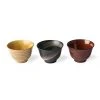 HKliving Kyoto Ceramics Japanese Matcha Bowls Set of 3