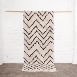 HKliving Cotton Zigzag Runner 75x220
