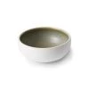 HKliving Porcelain Bowl With Reactive Khaki Glaze