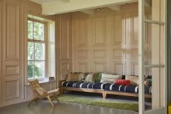 HKliving Hand Woven Cushion | Camel