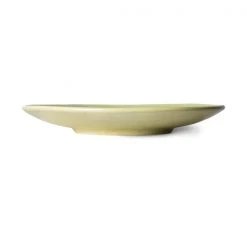 HKliving 70s Ceramics: Side Plates Pistachio (Set of 2)