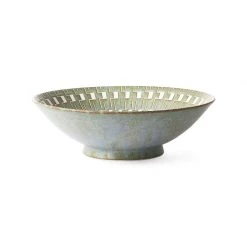 HKliving Kyoto Ceramics Japanese Ceramic Salad Bowl