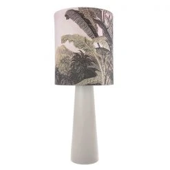 HKliving Grey Cone Ceramic Lamp Base 14 HKliving Grey Cone Ceramic Lamp Base