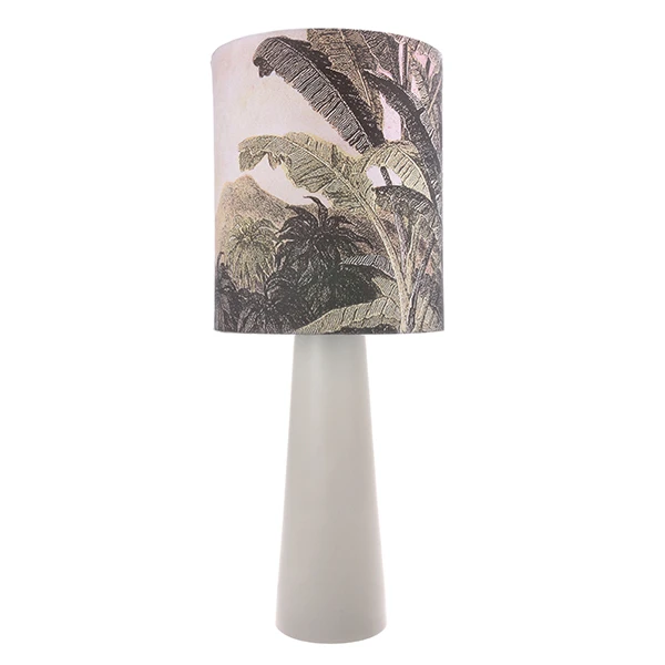 HKliving Grey Cone Ceramic Lamp Base 8 HKliving Grey Cone Ceramic Lamp Base