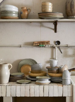 HKliving Gradient Ceramics Bowl In Peach