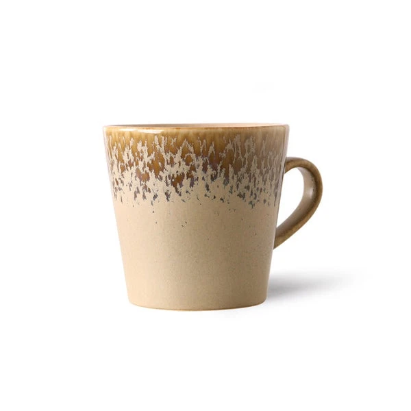 HKliving 70s Ceramics Americano Mug Bark HKliving 70s Ceramics Americano Mug Bark