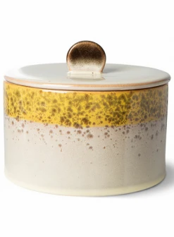 HKliving 70s Style Cookie Jar In Autumn