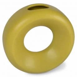 HKliving Ceramic Circle Vase | Small | Green
