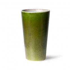 HKliving 70s Ceramics: Latte Mug Grass
