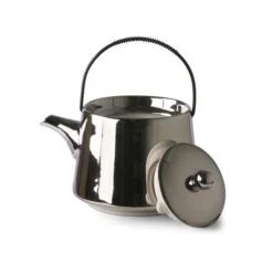 HKliving Bold & Basic Ceramics: Tea Pot Silver