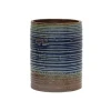 HKliving Blue and Brown Porcelain Ceramic Flower Pot