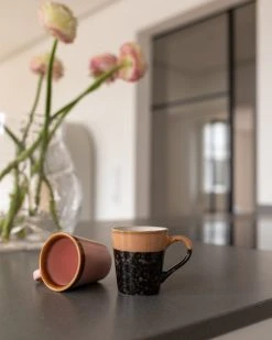 HKliving 70s Espresso Mus Set Of 4