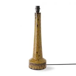 HKliving retro stoneware lamp base mustard