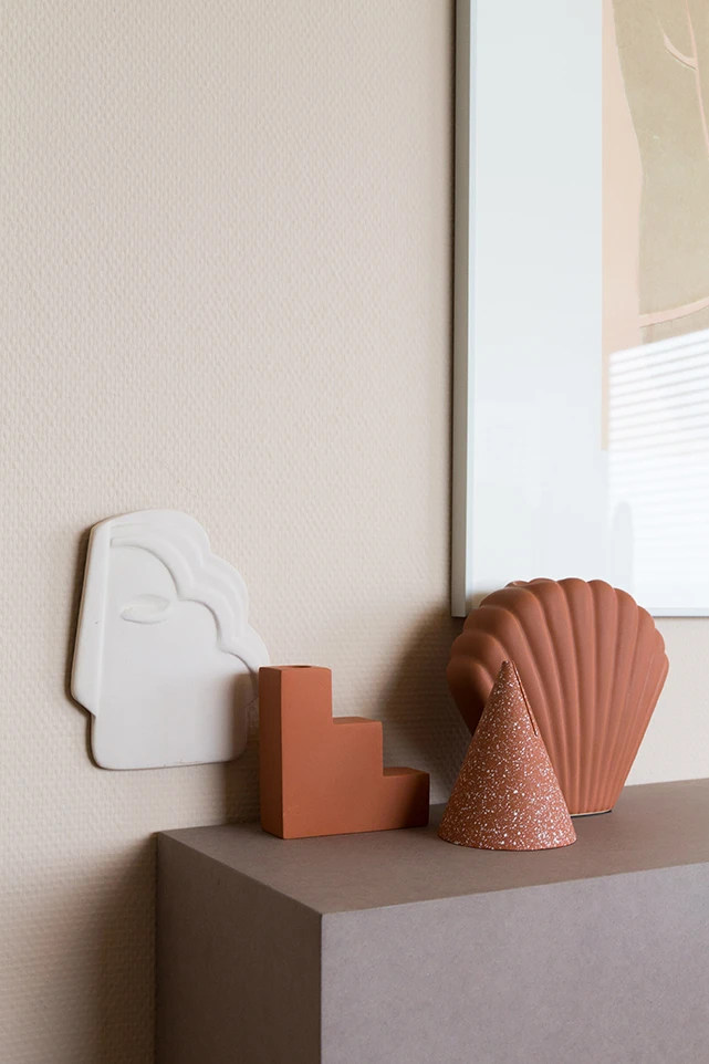 HKliving Terra Terrazzo Cone Photo Stand HKliving Terra Terrazzo Cone Photo Stand