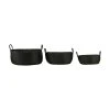 HKliving Black Large Carry Basket