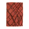 HKliving Funky Red Berber Rug 2 HKliving Funky Red Berber Rug