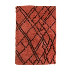 HKliving Funky Red Berber Rug