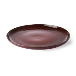 HKliving Bold & Basic Ceramics Dinner Plate Cerise Set of 2