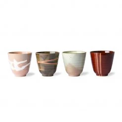 HKliving Yunomi Mugs Set Of 4