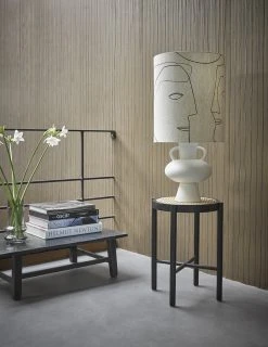 HKliving Large Printed Faces Lampshade