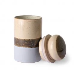 HKliving 70s Ceramics Storage Jar - Lake 3 HKliving 70s Ceramics Storage Jar - Lake