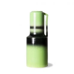 HKliving Ceramic Vase With Handle | Green