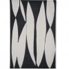 HKliving Abstract Fabric Wall Hanging | Black & White 1 HKliving Abstract Fabric Wall Hanging | Black & White
