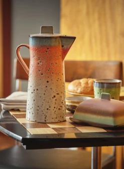 HKliving 70s Ceramics Asteroids Coffee Pot