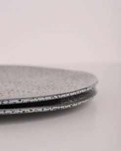 HKliving Gradient Ceramics Dinner Plate Cream Set Of 2