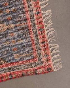 HKliving Bath Mat 60x90 Red Blue