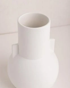 HKliving Matt White Vase S
