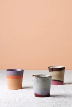 HKliving 180ml Frost White 70s Ceramics Mug