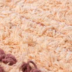 HKliving Peach Cotton Tufted Runner Rug