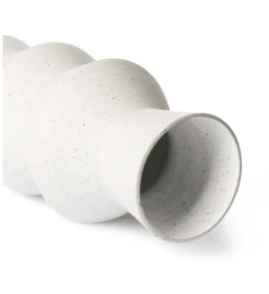 HKliving Speckled Clay Angular Vase | Medium