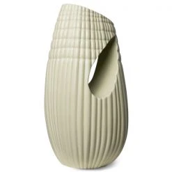 HKliving Ceramic Ribbed Vase | Minty